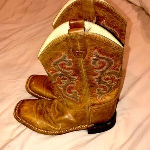 Old West Leather Cowboy Boots